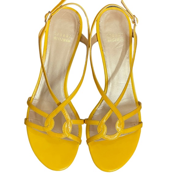 Stuart Weitzman Shoes Stuart Weitzman Mustard Yellow Strappy Heels